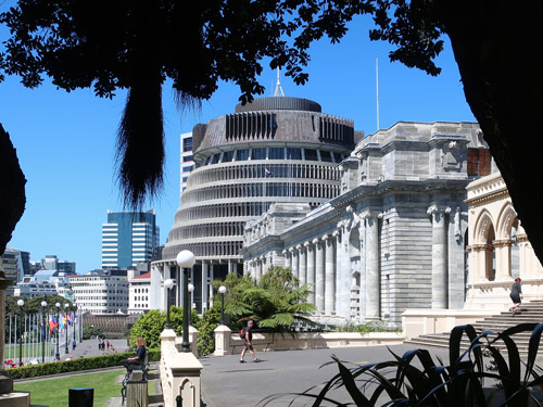  Beehive in Wellington, New Zealand