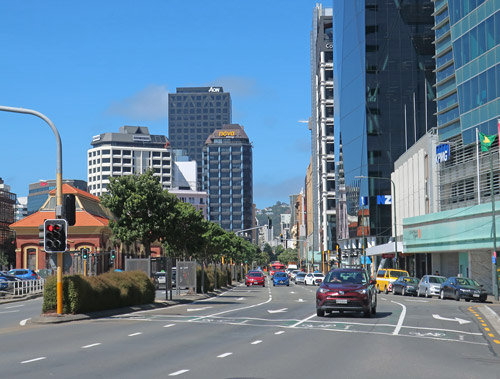 Map of Wellington, New Zealand
